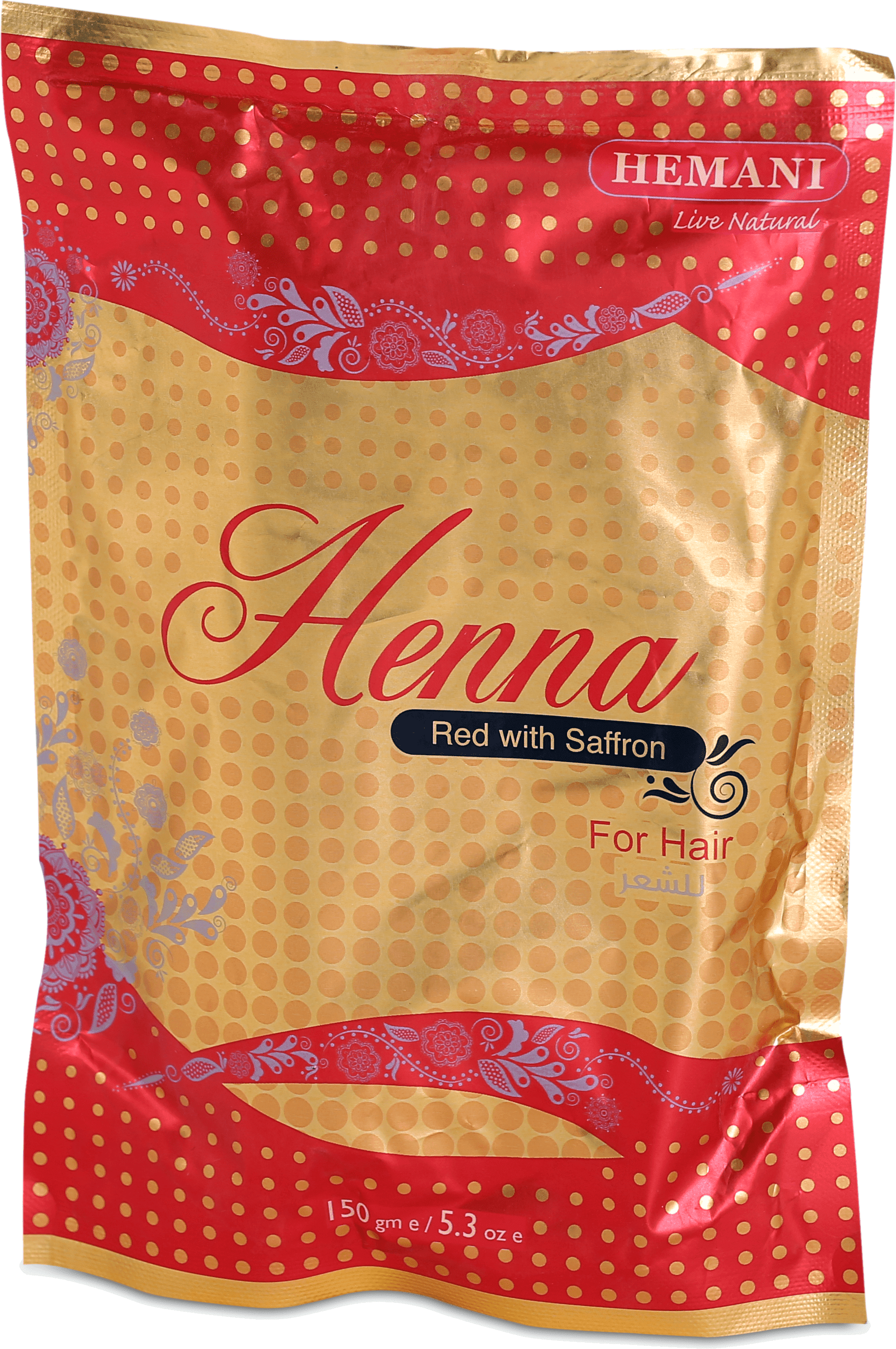 Heena for Hair - 150gms - Red with Saffron